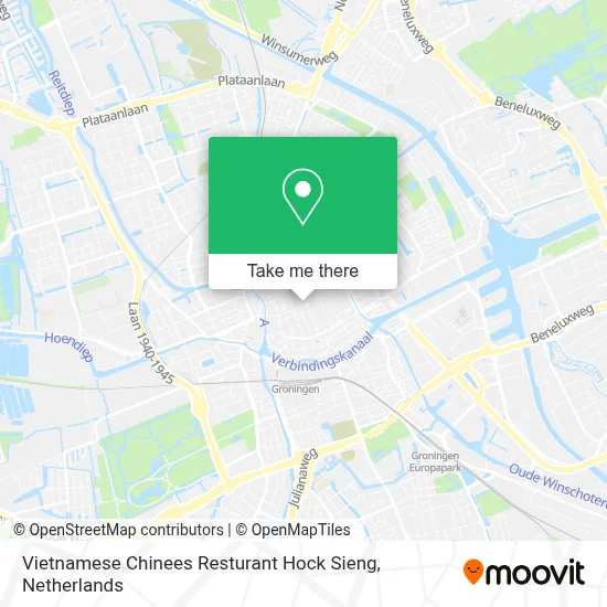 Vietnamese Chinees Resturant Hock Sieng map
