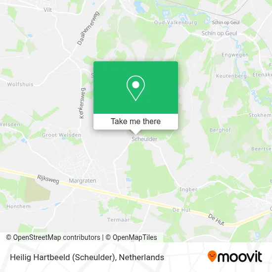 Heilig Hartbeeld (Scheulder) map