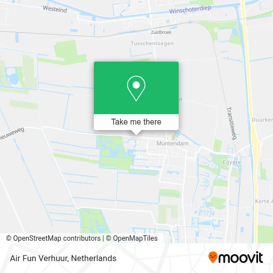Air Fun Verhuur map