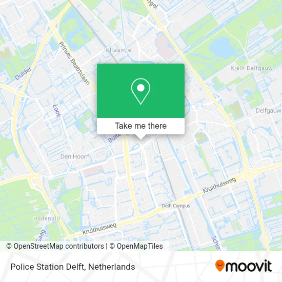 Police Station Delft map