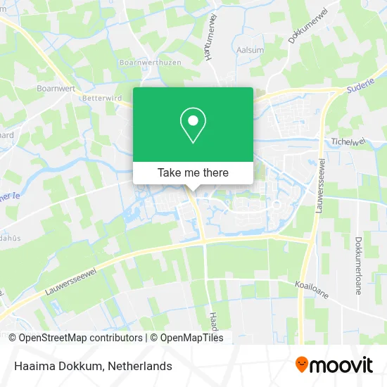 Haaima Dokkum map
