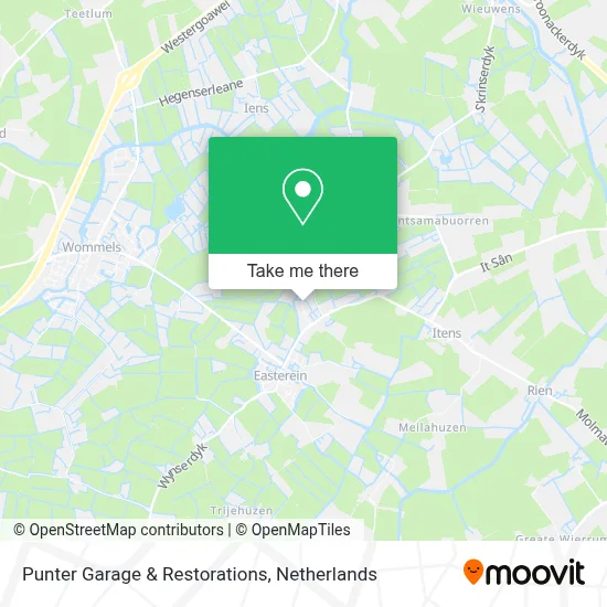 Punter Garage & Restorations map