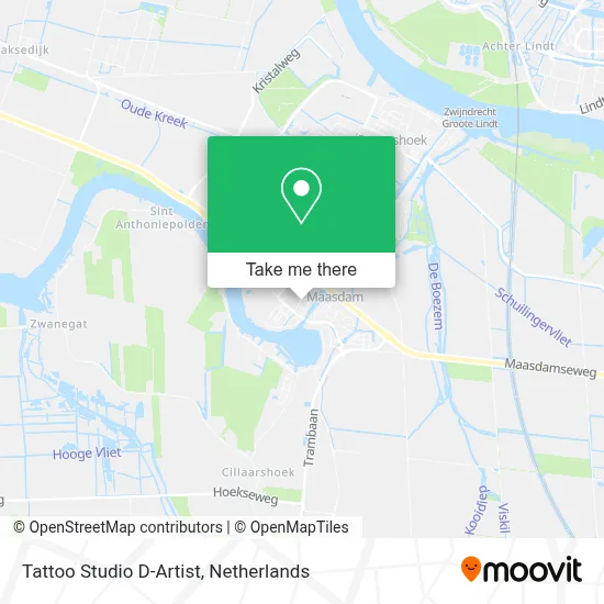 Tattoo Studio D-Artist map