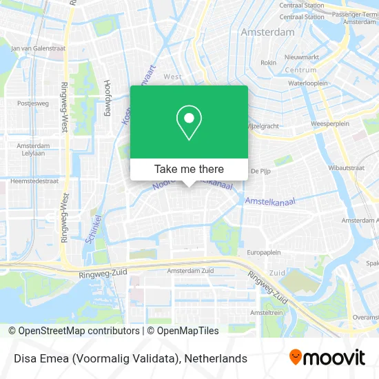 Disa Emea (Voormalig Validata) map