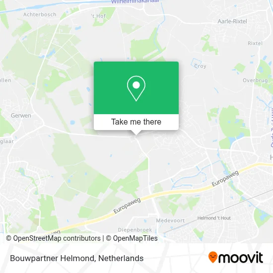 Bouwpartner Helmond map