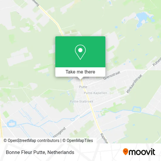 Bonne Fleur Putte map