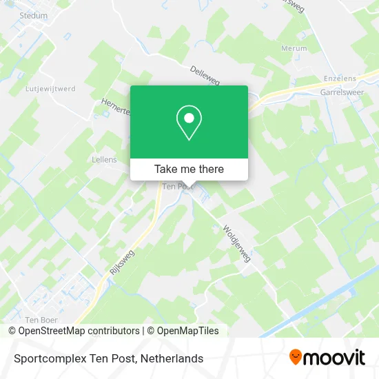 Sportcomplex Ten Post map