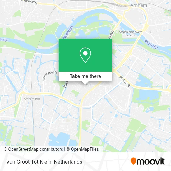 Van Groot Tot Klein map