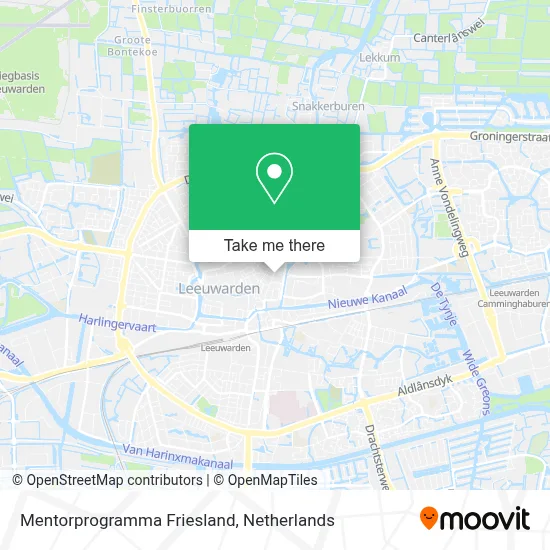 Mentorprogramma Friesland map