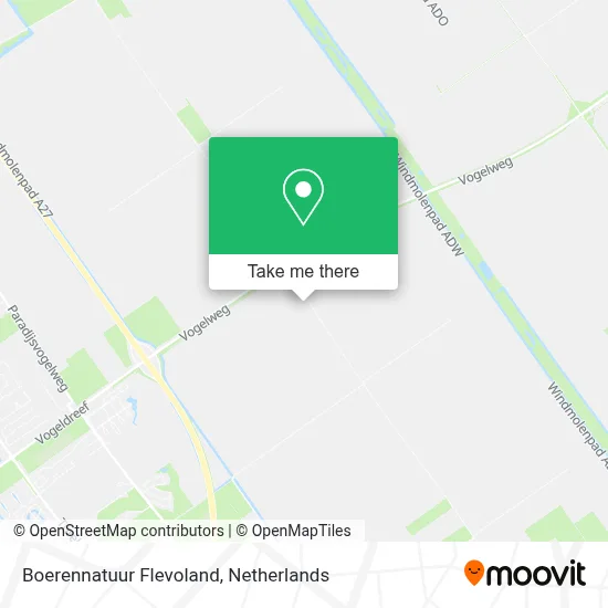 Boerennatuur Flevoland Karte