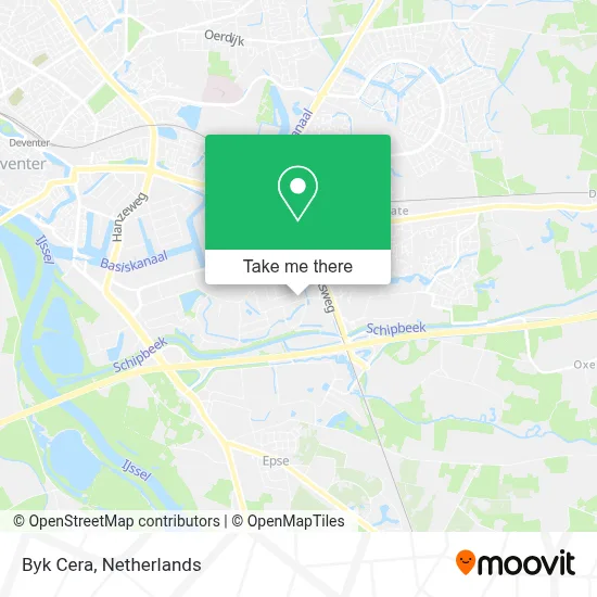 Byk Cera map