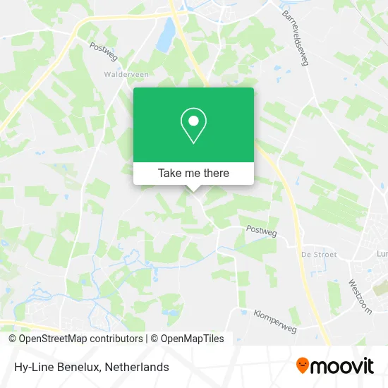 Hy-Line Benelux map