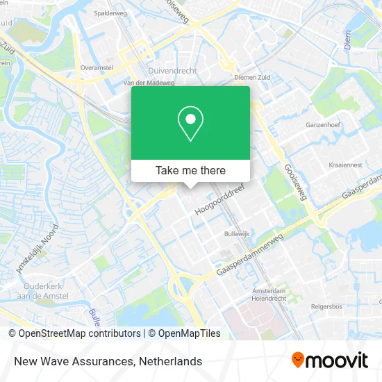 New Wave Assurances map