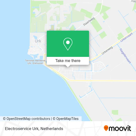 Electroservice Urk map