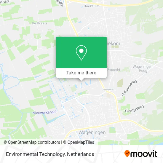 Environmental Technology map