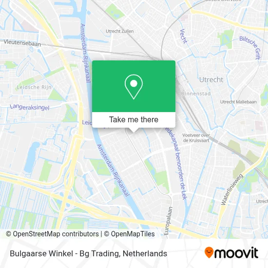 Bulgaarse Winkel - Bg Trading Karte