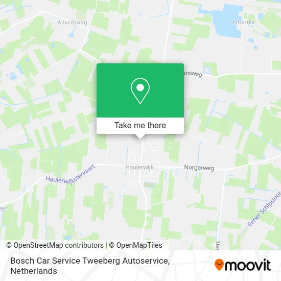 Bosch Car Service Tweeberg Autoservice map