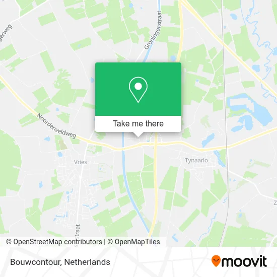 Bouwcontour map