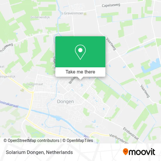 Solarium Dongen map