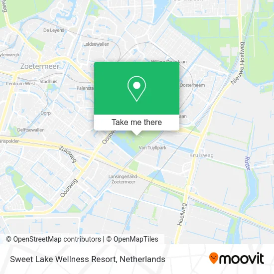 Sweet Lake Wellness Resort map