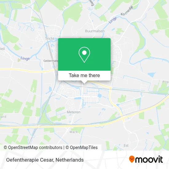 Oefentherapie Cesar map