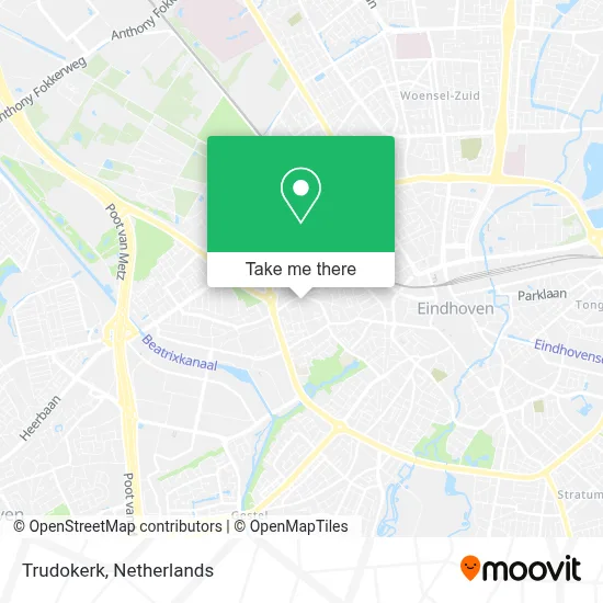 Trudokerk map
