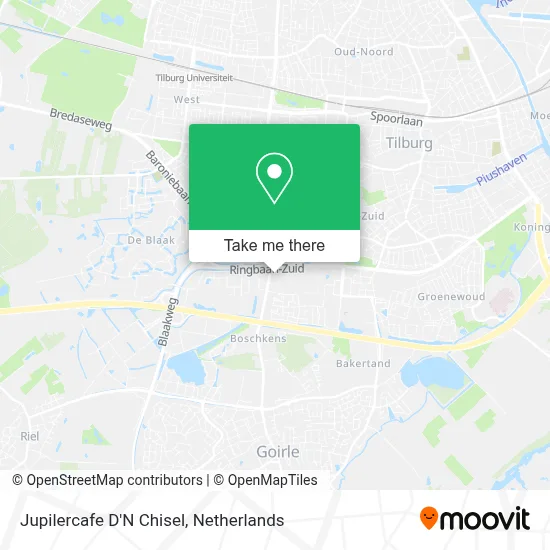 Jupilercafe D'N Chisel map
