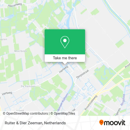 Ruiter & Dier Zeeman map