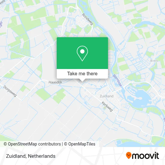 Zuidland map