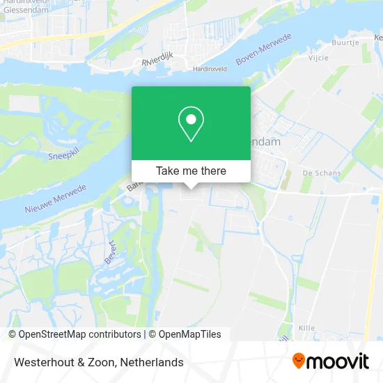 Westerhout & Zoon map