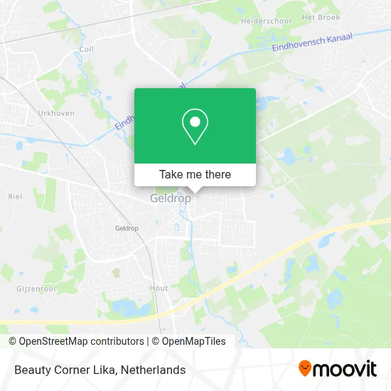 Beauty Corner Lika map