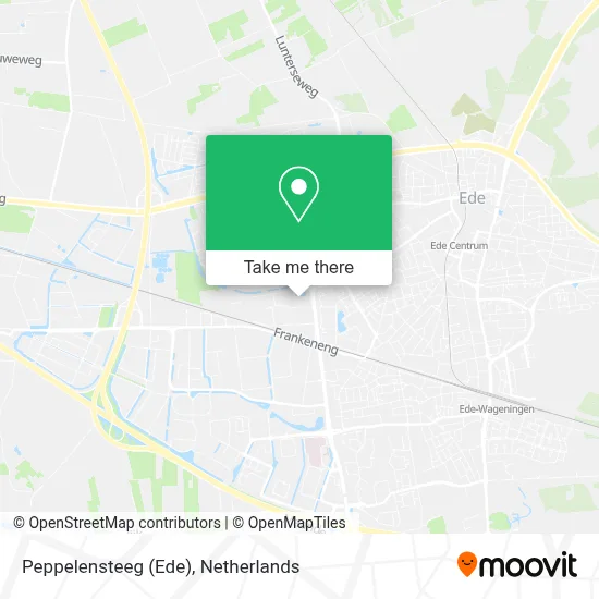 Peppelensteeg (Ede) map