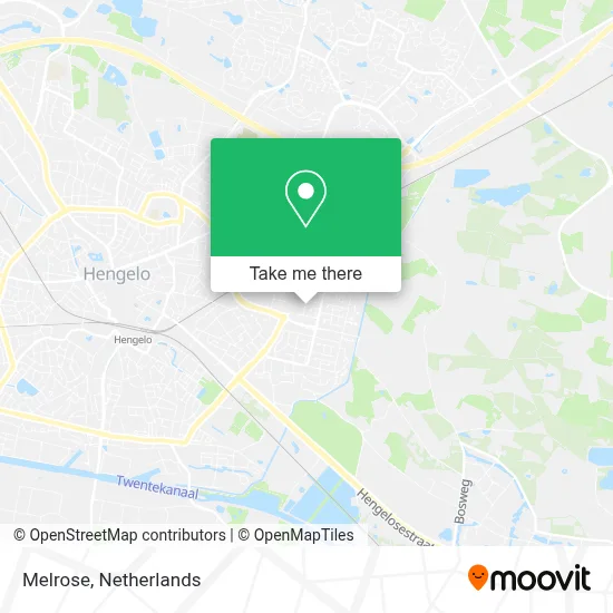 Melrose map
