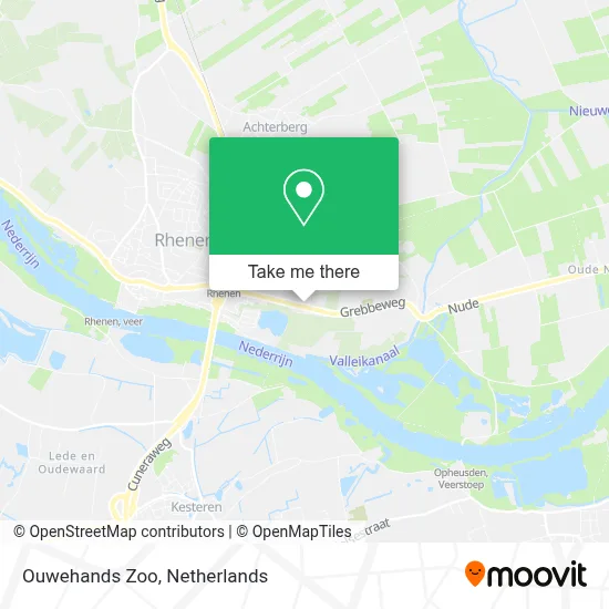 Ouwehands Zoo map