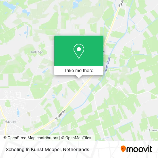 Scholing In Kunst Meppel map