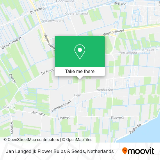 Jan Langedijk Flower Bulbs & Seeds map