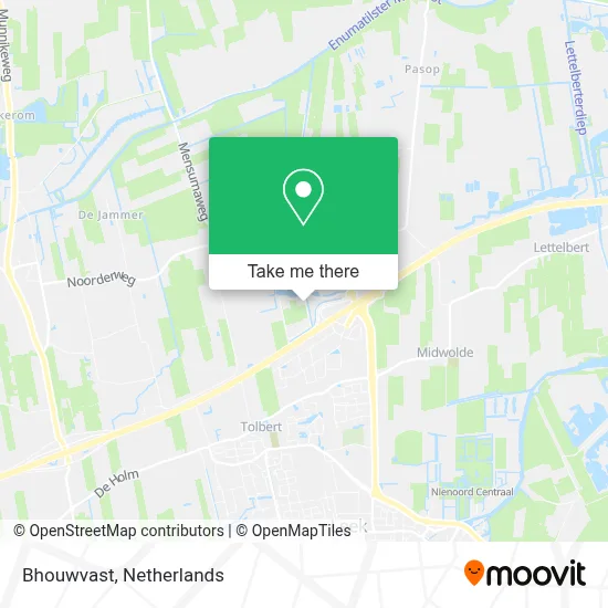 Bhouwvast map