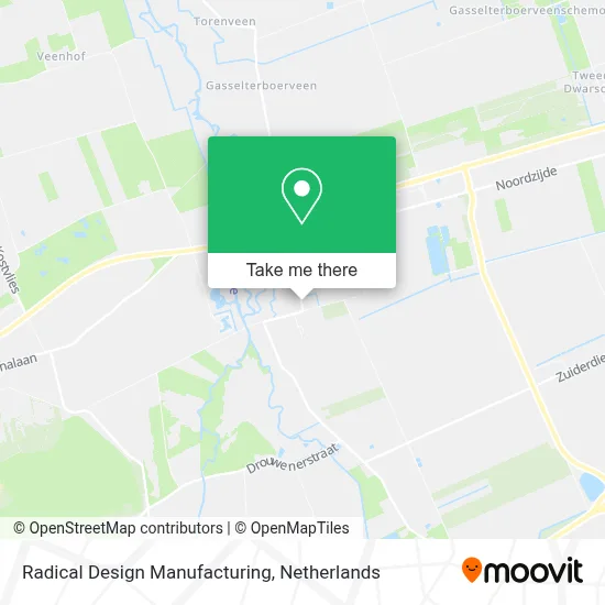 Radical Design Manufacturing map