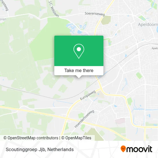 Scoutinggroep Jjb map