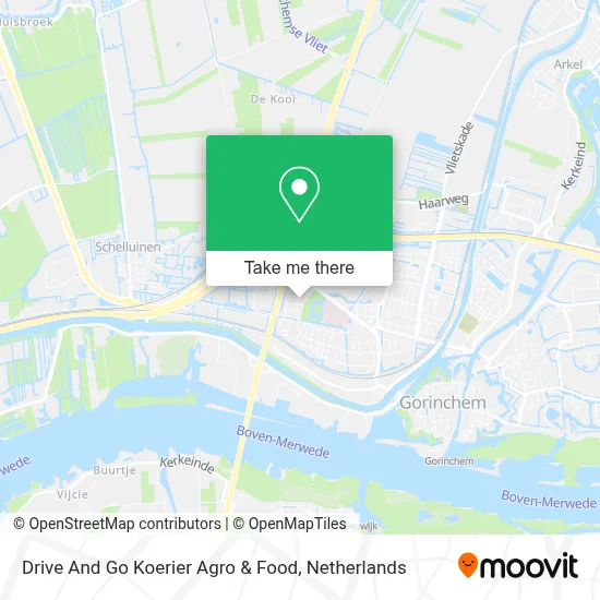 Drive And Go Koerier Agro & Food map
