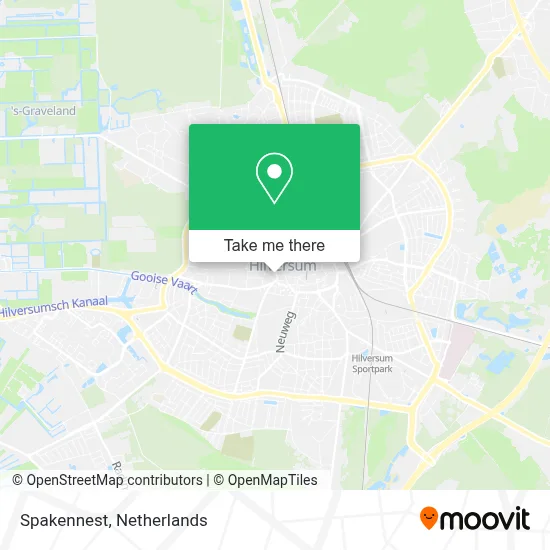Spakennest map