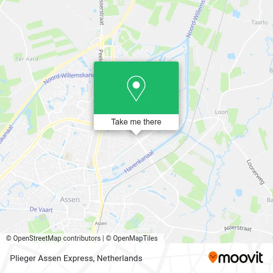 Plieger Assen Express map
