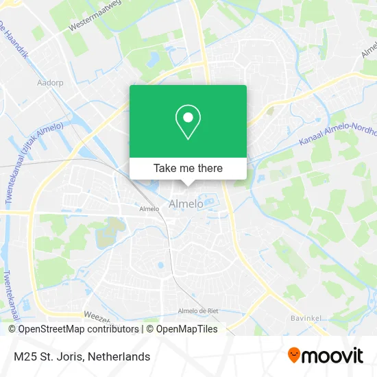 M25 St. Joris map