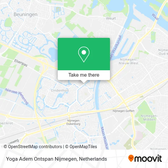 Yoga Adem Ontspan Nijmegen map
