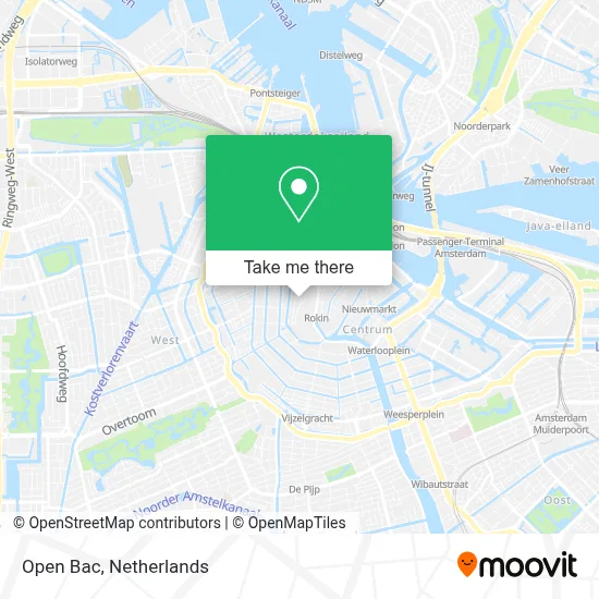 Open Bac map
