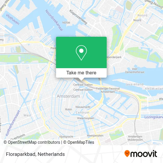 Floraparkbad map