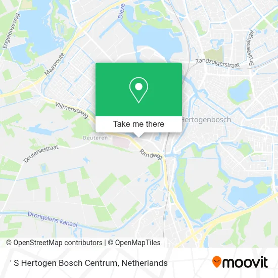 ' S Hertogen Bosch Centrum map