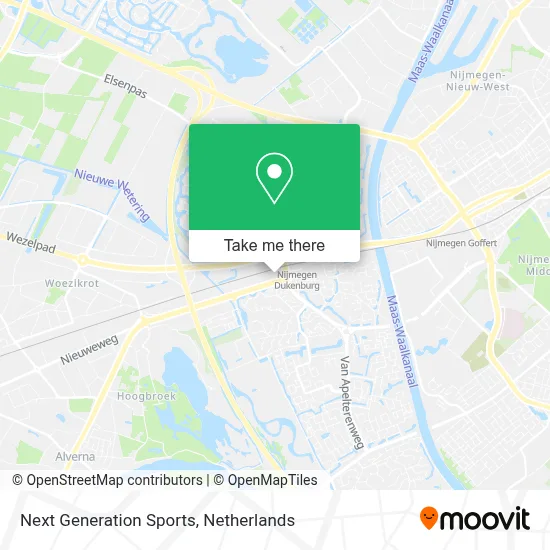 Next Generation Sports map