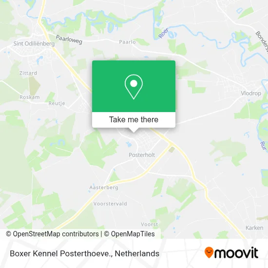 Boxer Kennel Posterthoeve. map