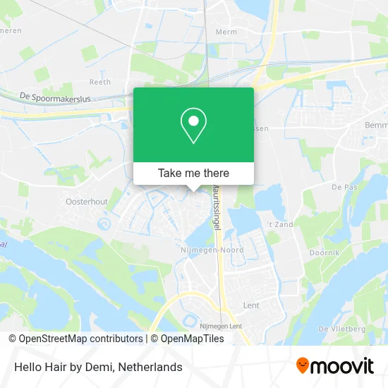 Hello Hair by Demi map